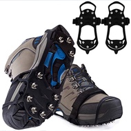 1Pair 10 Studs Anti-Slip Ice Grips Shoe Crampons Winter Climbing Safety Tool Snow and Ice Climbing Anti Slip Shoes Cover Outdoor Crampones