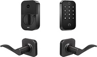 Yale Assure Lock 2 Keypad with Bluetooth and Norwood Lever in Black Suede