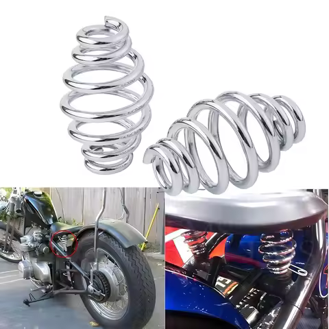 Motorcycle 3 Inch Barrel Coiled Solo Seat Spring For Harley Honda Kawasaki Yamaha Suzuki Triumph Bob