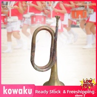 kowaku Trumpet Marching Bugle Music Instrument Trumpet Prop Instrument Scouting Trumpet Bugle for Sc