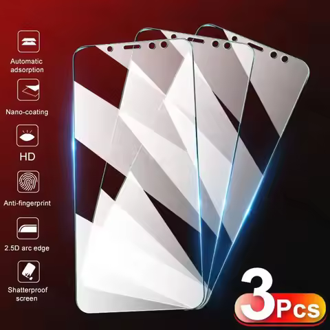 3Pcs Tempered Glass For Samsung Galaxy A6 A7 2018 A8 Star Lite A8s A9s A9 Pro 2019 XCover 4s 4 5 6 3