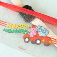 韓國dailylike卡通防水透明自封零錢卡包旅行牙具洗漱口罩收納包