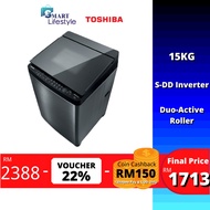 Toshiba Washing Machine SDD Inverter (15kg) AW-DG1600WM (SK) AW-DUG1600WM (SK)