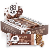 88 Acres Granola Bars | Double Dark Chocolate | Gluten Free Nut-Free Oat and Seed Snack Bar | Vegan 