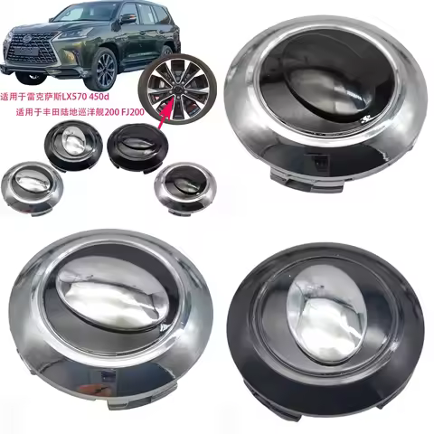 Hub Caps for Lexus LX570 LX450d Toyota Land Cruiser 200 FJ200 Off Road SUV Wheel Center Caps Automot