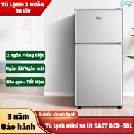 Tủ lạnh mini 2 ngăn đông đá và làm mát Royal 48L cho gia đình người ở trọ khách sạn chung cư mini -