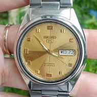 Vintage seiko 5 cal 7s26-3040 Gold Dial