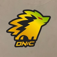 HP Hologram Onic Esport Case Anime Sticker 7 Cmhp and Laptop