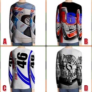 DC Shoes Long Sleeve T-Shirt Fullprint T-Shirt Unisex Polyester Material Dryfit Jersey
