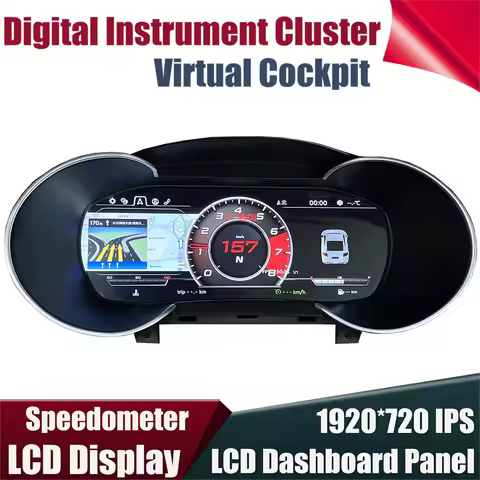LCD CARPLAY Digital Virtual Cockpit Instrument Cluster For Audi A3 A4 B8 A5 S5 Q3 Q5 TT Dashboard Pa