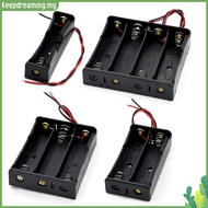 ✿ keepdreaming ✿  1-3pcs 18650 Battery Storage Box Case 1 2 3 4 Slot Way DIY Batteries Clip Holder Container With Wire Lead For 18650 Battery