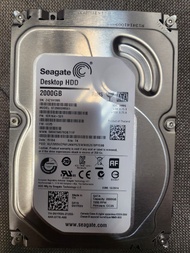極少用, 3.5" Seagate 2T 7200rpm 硬碟。
