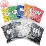 ruelenme 1000pcs E0508 E7508 E1008 Tubular Crimp Terminals for Enhanced Electrical Safety TH