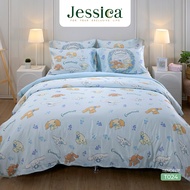 Jessica Tencel T024 cinnamoroll   เจสสิก้า ลายลิขสิทธิ์แท้ Sanrio ชุดเครื่องนอน ผ้าปูที่นอน ผ้านวม ผ