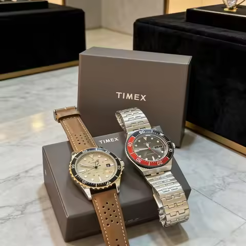 TIMEX Steel Belt Belt Watch Simple and Fashionable Business Watch Luxury Leisure Multi functional Ca