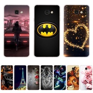 A33-Dark Night theme Case TPU Soft Silicon Protecitve Shell Phone Cover casing For Samsung Galaxy a3 2016/a5 2016/a7 2016/a9 2016/a9 pro 2016
