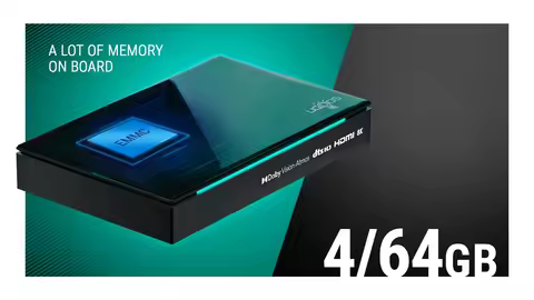 UGOOS SK1 Lite Android 14 Smart Tv Box Amlogic S928X-K 4GB 64GB WIFI6 BT5.2 1000M Set Top Box 8K Med