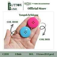 Pink suit buttons and biru size 46L / 29.3mm EXPORT QUALITY C2131-46-COL40
