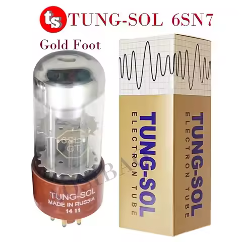 Amplifier TUNG-SOL 6SL7 6SL7GT Vacuum Tube Gold Foot Upgrade 6N9P 6H9 6H9C HIFI Audio Valve Electron