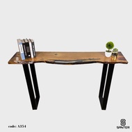 A354. Chengal Emas Solid Wood Bar Table / Console Table
