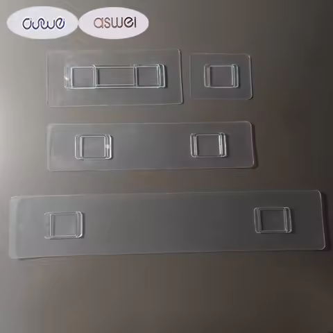 ASWEI Adhesive Sticker Wall Mounted for Toothbrush Holder Bathroom Kitchen Shelf Nail Free No-trace 