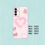 HP Silicone Samsung M14, Samsung M34, Samsung M54, Samsung M52 - Case casing cover Flexible Blackhp