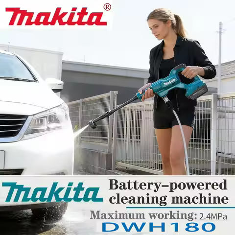 Original Makita DHW180 18V high-pressure water gun, suitable for washing cars, watering flowers, and