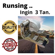 Hot item..Runsing Mencari .Heavy Duty Rachet-belting-tali tarik kereta-tali ikat barang-kanvas-tali 