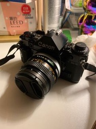 Canon A1菲林相機+FD28mm鏡頭95%new