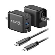 富雷迅FlashFire｜PD快充4K視訊轉接插座 iPhone快充 充電座 Switch轉接 附雷電3數據線 台灣品牌
