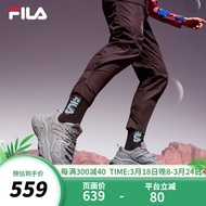 斐乐（FILA）FILA（斐乐）官方男子跑步鞋MARS II火星二代复古运动鞋 合金灰-AL 43