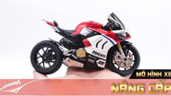 MÔ HÌNH XE ĐỘ DUCATI PANIGALE AUDI RS V4 TỈ LỆ 1:12 AUTONO1 D222I