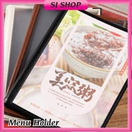 A4 Menu Holder | Transparent Clear Menu Cover, Menu PVC Book Restaurant Cafe | A5 Menu Book | 菜单本