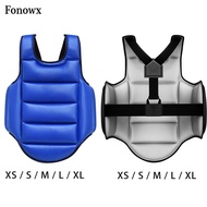 [AbabixaMY] Karate Chest Protector Adjustable Strap Armour Vest Breathable Sports Protection for Tae