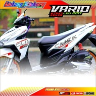 STRIPING VARIATIONS HONDA VARIO 125 LED CLICK / STICKER LIST MOTORCYCLE HONDA VARIO 125 LED CLICK