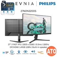 Evnia By Philips 27" Fast IPS FHD 180Hz 0.5ms Gaming Monitor (27M2N3200S) *5 Years Warranty*
