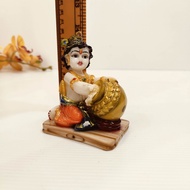 Bal Gopal Krishna with Mother Yasoda Marble Murti for Home Pooja Décor Marble Bal Gopal Idol Bal Gop