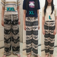 Elephant batik culottes L.XL.XXL. Special L for teenagers, height 156 cm, maximum XL and XXL for adu