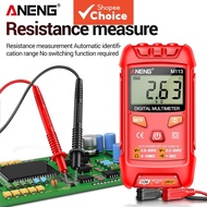One Set ANENG M113 Portable Mini Multimeter, 1999 Counts AC/DC Voltage Tester With CAT II 600V Safet