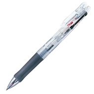 Zebra Clip-on G2C 2-Color Ballpoint Pen, Transparent, 10-Pack, B-B2A3-C