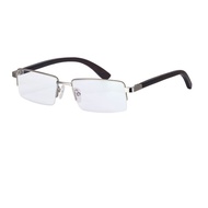 SHINU Kính Cận Thị Với Sức Mạnh Kính GỖ Kính Cận Nửa Gọng Cho Nam Kính Ánh Sáng Xanh Kính Mắt Bằng G