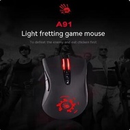 New A4tech Bloody A91 Wired Mouse One-click Instant Macro Io1.1 Macro Drive Optical Engine 8 Program