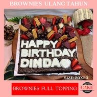 JYA - 209 Brownies Fudgy / Ulang Tahun / Birthday / Brownies