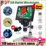 HOT🔥G1200 1200X Digital Microscope 12MP 7inch LCD Screen Professional Industrial Microscope Electron