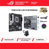 Asus PRIME H610M-A WIFI D5 an Intel® H610 (LGA 1700) mATX motherboard with DDR5,PCIe 4.0, dual M.2 s