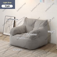 【ONSALE】bean bag sofa bean Stylish Bedroom Furniture Solid Color Single Bean Bag Lazy Sofa Cover DIY Filled Inside (No Filling)