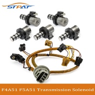 STPAT 5PCS 46313-39051 Transmission Shift Solenoid Kit F4A41 F4A42 F4A51 F5A51 V4A51 R4A41 For Mitsu