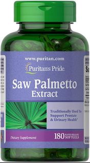 Puritan's Pride Saw Palmetto Extract 鋸棕櫚精華260毫克 ,180粒