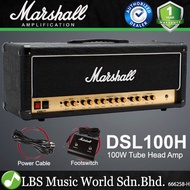 Marshall DSL100HR 100 Watt Tube Head Guitar Speaker Amplifier with 2 Channel Amp (DSL100 HR)