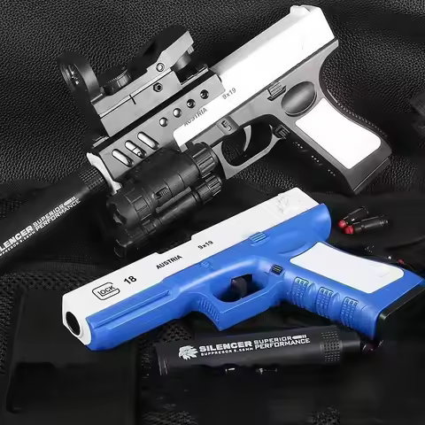 Upgrade Shell Ejection G17 Air Toys Gun Handgun Soft Darts Bullets Airsoft Pistol For Boys Outdoor S